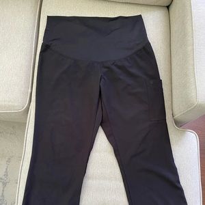 Maternity black scrub pants